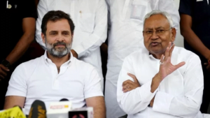 A little pressure is exerted, and he (Nitish Kumar) makes a U-turn..." said Rahul Gandhi.