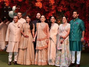 Ambani Family (pc the economic times)