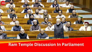 Ram temple discussion in parliament today.(pc: see news)