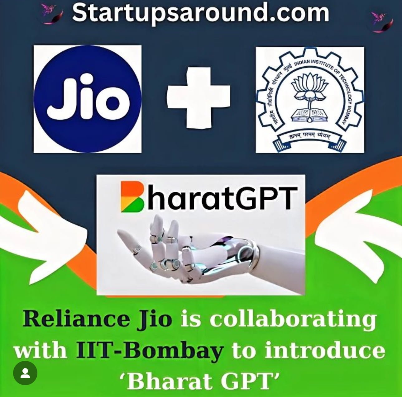 A joint venture between BharatGPT and IIT Bombay is being established. Pc: Insta