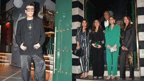 Gauri Khan celebrates her first-ever restaurant's “Tori” grand opening with Bollywood Wives' Maheep, Seema, Bhavana, Neelam & Karan Johar