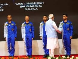 For the Gaganyaan mission, PM names four astronauts.