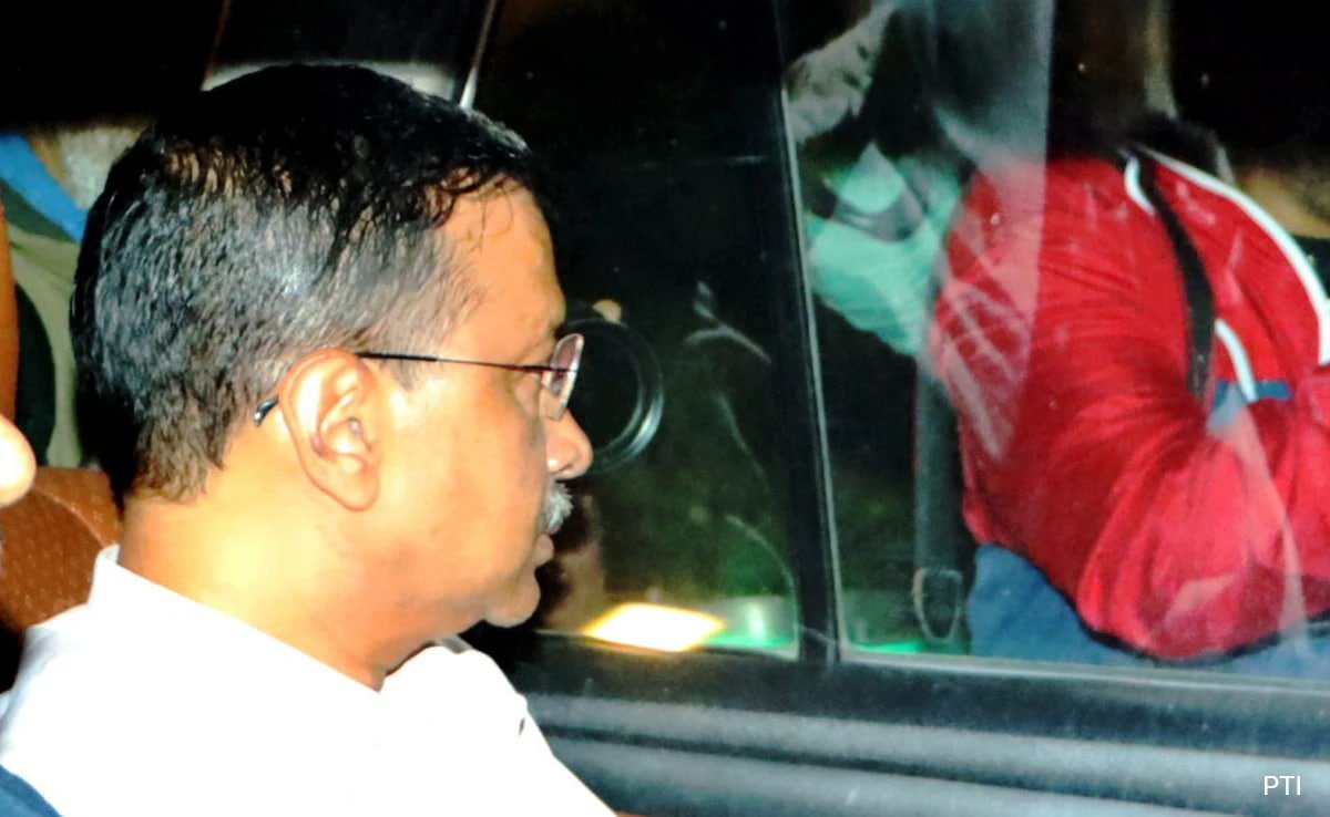 Arvind Kejriwal arrested in liquor bribery case On Friday(pc:pti)