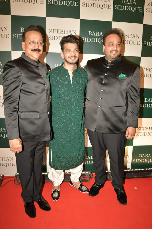 Bigg Boss 17' winner, Munawar Faruqui, was also present at the event. He wore a simple, dark green kurta and paired it with a white pyjama (pc: yogesh shah)