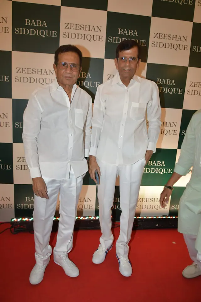 Renowned director duo Abbas-Mustan made a stylish entrance at the event, donning their iconic all-white attire, adding a touch of elegance to the occasion. (Pc: yogesh shah)